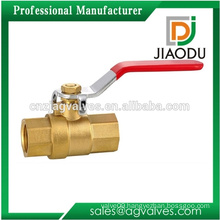 best sale forged npt 200 600 1000 wog female threaded steel handle brass ball valve for water brass foundry